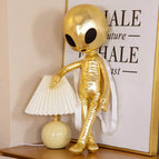 gold alien backpack