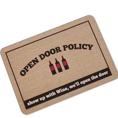 Funny Wine Quotes Floor Non - slip Kitchen Doormat - Doormat - Retro Rugs - Mad Fly Essentials