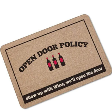 Funny Wine Quotes Floor Non - slip Kitchen Doormat - Doormat - Retro Rugs - Mad Fly Essentials