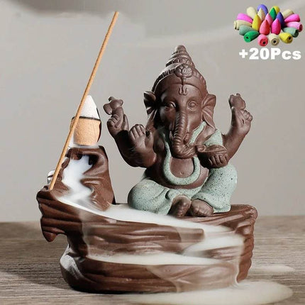 Ganesha Incense Burner Animal Elephant Home Decor - Home Decor - MINIDEAL - Mad Fly Essentials