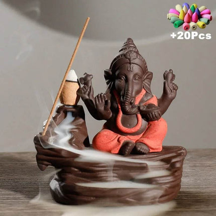 Ganesha Incense Burner Animal Elephant Home Decor - Home Decor - MINIDEAL - Mad Fly Essentials