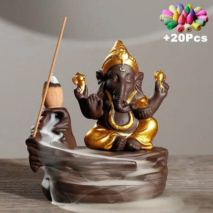 Ganesha Incense Burner Animal Elephant Home Decor - Home Decor - MINIDEAL - Mad Fly Essentials