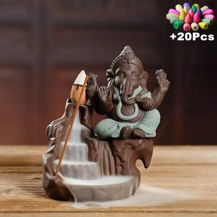 Ganesha Incense Burner Animal Elephant Home Decor - Home Decor - MINIDEAL - Mad Fly Essentials