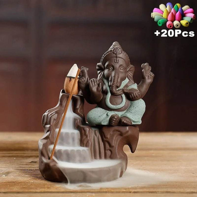 Ganesha Incense Burner Animal Elephant Home Decor - Home Decor - MINIDEAL - Mad Fly Essentials