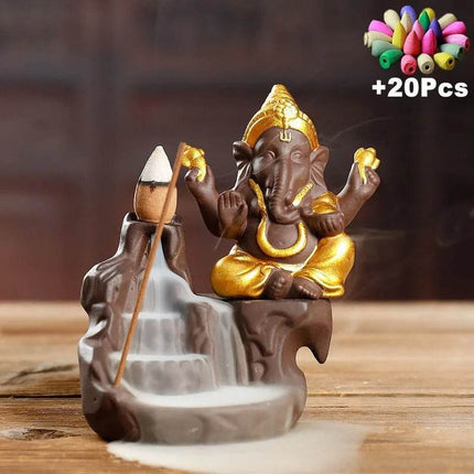 Ganesha Incense Burner Animal Elephant Home Decor - Home Decor - MINIDEAL - Mad Fly Essentials