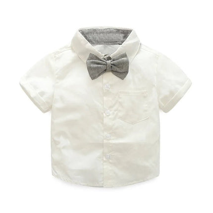 Gentleman Outfit Baby Boy 0-18M Tie Clothing Set - Gentleman Outfit - Kabeier - Mad Fly Essentials
