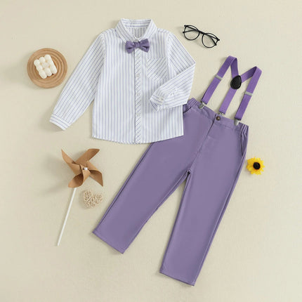 Gentleman Outfit Baby Boy 4pc Spring Clothing Set - Gentleman Outfit - LZH - Mad Fly Essentials
