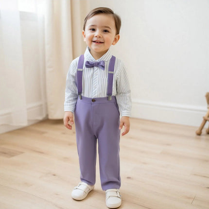 Gentleman Outfit Baby Boy 4pc Spring Clothing Set - Gentleman Outfit - LZH - Mad Fly Essentials