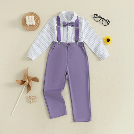 Gentleman Outfit Baby Boy 4pc Spring Clothing Set - Gentleman Outfit - LZH - Mad Fly Essentials