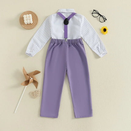 Gentleman Outfit Baby Boy 4pc Spring Clothing Set - Gentleman Outfit - LZH - Mad Fly Essentials