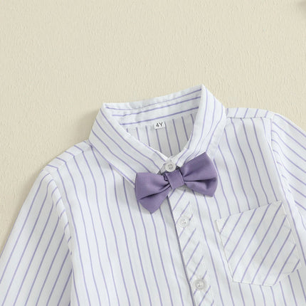 Gentleman Outfit Baby Boy 4pc Spring Clothing Set - Gentleman Outfit - LZH - Mad Fly Essentials
