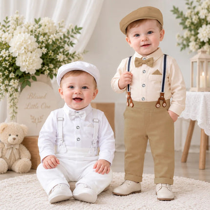 Gentleman Outfit Baby Boy Blue Birthday Party Outfit - Gentleman Outfit - sumioon - Mad Fly Essentials