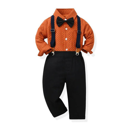 Gentleman Outfit Baby Boy Blue Grey Plaid Clothing Set - Gentleman Outfit - Top and top - Mad Fly Essentials