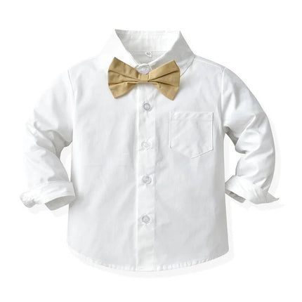 Gentleman Outfit Baby Boy Blue Grey Plaid Clothing Set - Gentleman Outfit - Top and top - Mad Fly Essentials