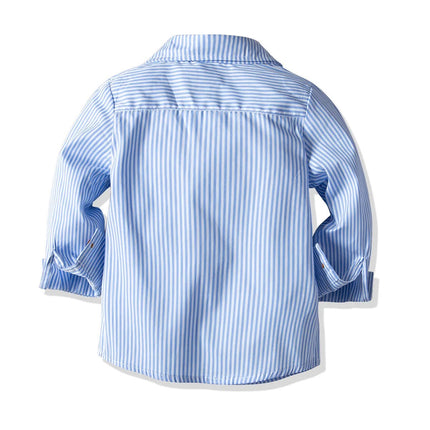 Gentleman Outfit Baby Boy Formal Blue Banquet Clothing Set - Gentleman Outfit - LJW - Mad Fly Essentials