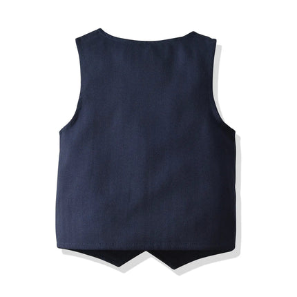 Gentleman Outfit Baby Boy Formal Blue Banquet Clothing Set - Gentleman Outfit - LJW - Mad Fly Essentials