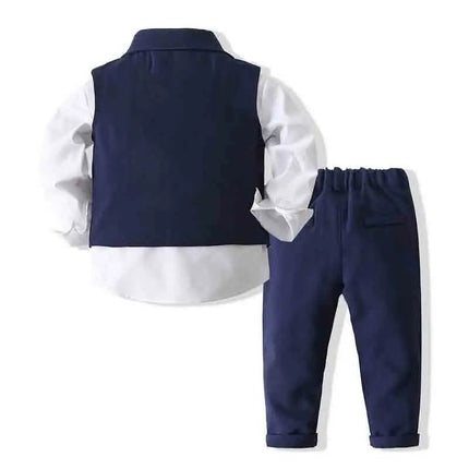 Gentleman Outfit Baby Boy Formal Costume Suit - Gentleman Outfit - BabyBoo - Mad Fly Essentials