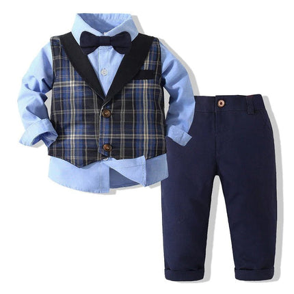 Gentleman Outfit Baby Boy Formal Costume Suit - Gentleman Outfit - BabyBoo - Mad Fly Essentials