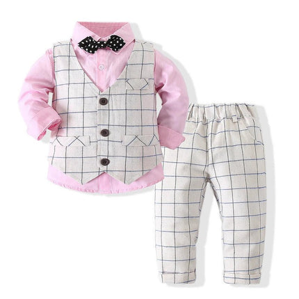 Gentleman Outfit Baby Boy Formal Costume Suit - Gentleman Outfit - BabyBoo - Mad Fly Essentials