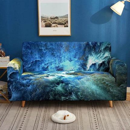 Geometric Abstract Clouds Home Living Room 3D Sofa Slipcover - Slipcover - Coolazy - Mad Fly Essentials