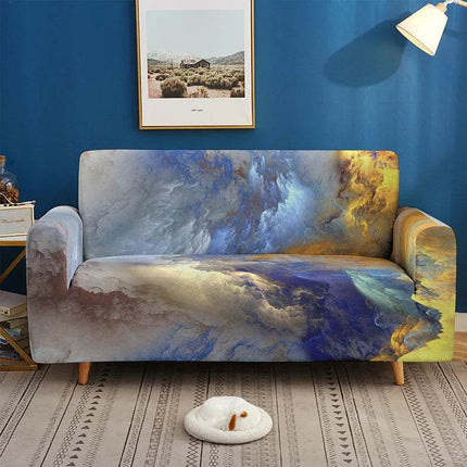 Geometric Abstract Clouds Home Living Room 3D Sofa Slipcover - Slipcover - Coolazy - Mad Fly Essentials