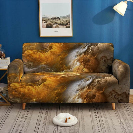 Geometric Abstract Clouds Home Living Room 3D Sofa Slipcover - Slipcover - Coolazy - Mad Fly Essentials