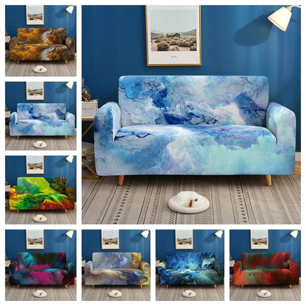 Geometric Abstract Clouds Home Living Room 3D Sofa Slipcover - Slipcover - Coolazy - Mad Fly Essentials