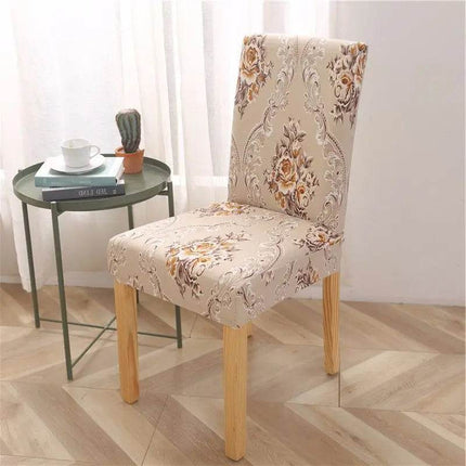 Geometric Elastic Dining Chair Cover Slipcover - Slipcover - Housmife - Mad Fly Essentials