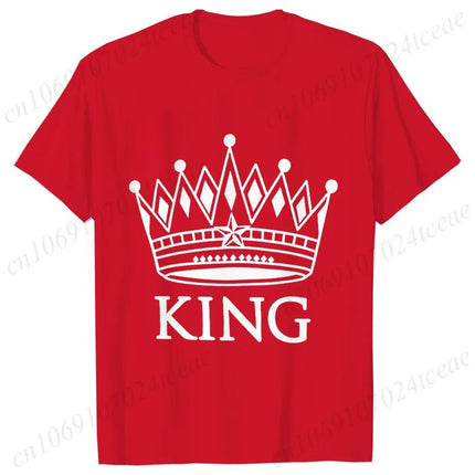 Gifts Decor Shirt Matching Couples KING QUEEN Plus Summer Tee - Gifts Decor - GUILAN - Mad Fly Essentials