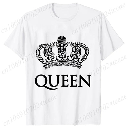 Gifts Decor Shirt Matching Couples KING QUEEN Plus Summer Tee - Gifts Decor - GUILAN - Mad Fly Essentials