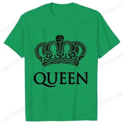 Gifts Decor Shirt Matching Couples KING QUEEN Plus Summer Tee - Gifts Decor - GUILAN - Mad Fly Essentials