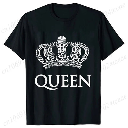 Gifts Decor Shirt Matching Couples KING QUEEN Plus Summer Tee - Gifts Decor - GUILAN - Mad Fly Essentials