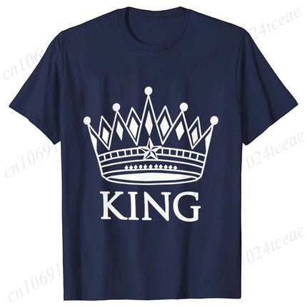Gifts Decor Shirt Matching Couples KING QUEEN Plus Summer Tee - Gifts Decor - GUILAN - Mad Fly Essentials