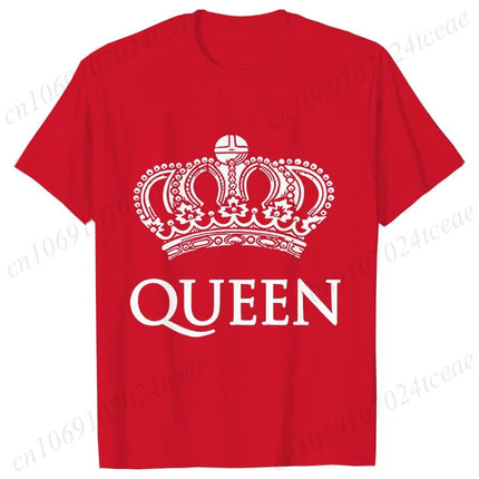 Gifts Decor Shirt Matching Couples KING QUEEN Plus Summer Tee - Gifts Decor - GUILAN - Mad Fly Essentials