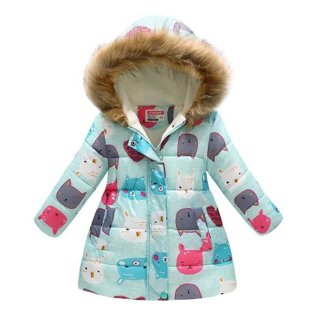 Girl 3 - 10T Hoodies Animal Jacket - Jacket - M2C - Mad Fly Essentials