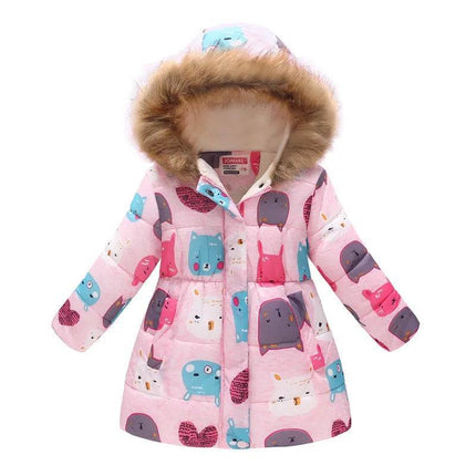 Girl 3-10T Hooded Animal Jacket - Mad Fly Essentials