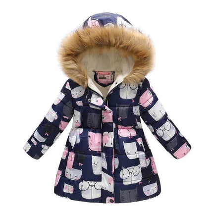 Girl 3 - 10T Hoodies Animal Jacket - Jacket - M2C - Mad Fly Essentials