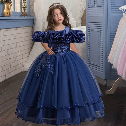 Girl 4 - 13Y Long Wedding Formal Party Dress - Party Dress - MyraKids - Mad Fly Essentials