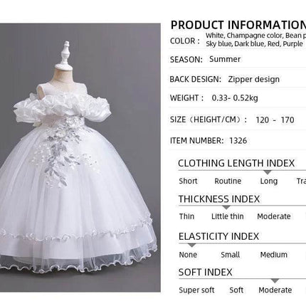 Girl 4 - 13Y Long Wedding Formal Party Dress - Party Dress - MyraKids - Mad Fly Essentials