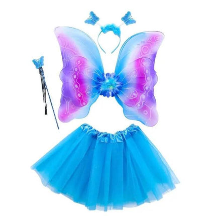 4pc LED Fairy Butterfly Girl Costume Set - Costume Set - Bear Leader - Mad Fly Essentials