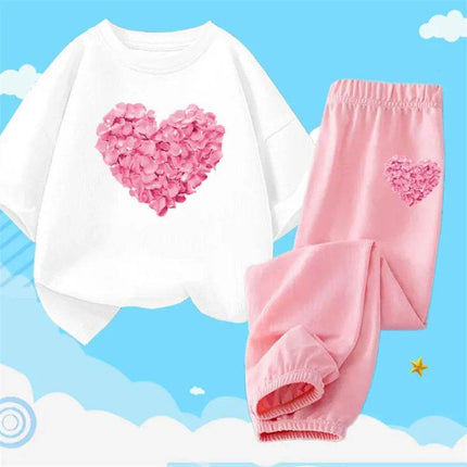 Girl Activewear Flower Girl Tracksuit Set - Mad Fly Essentials