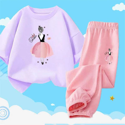 Girl Activewear Flower Girl Tracksuit Set - Mad Fly Essentials