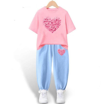 Girl Activewear Flower Girl Tracksuit Set - Mad Fly Essentials