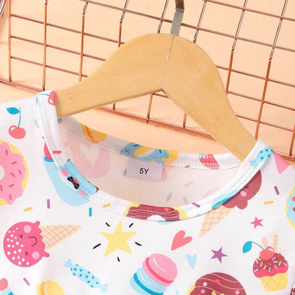 Girl Cartoon Animal Summer Ruffle Princess Dress - Princess Dress - Bibihou - Mad Fly Essentials