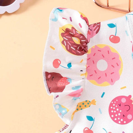 Girl Cartoon Animal Summer Ruffle Princess Dress - Princess Dress - Bibihou - Mad Fly Essentials