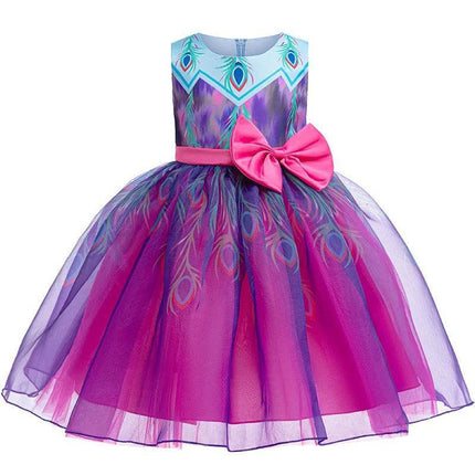 Girl Gradient Birthday Party Dress - Mad Fly Essentials