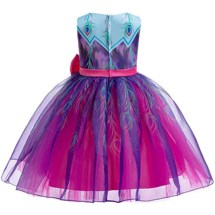 Girl Gradient Mesh Princess Birthday Party Dress - Party Dress - LZH - Mad Fly Essentials