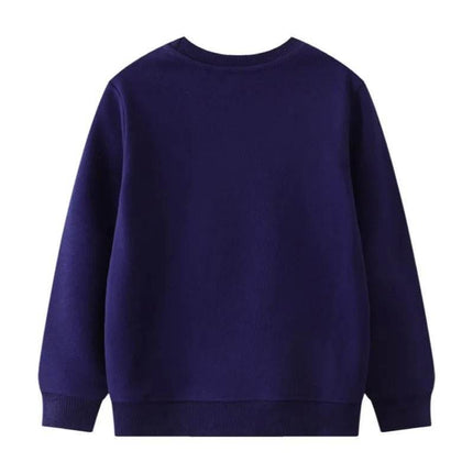 Girl Horse Applique Autumn Cartoon Sweater - Sweater - Animal Unicorn - Mad Fly Essentials