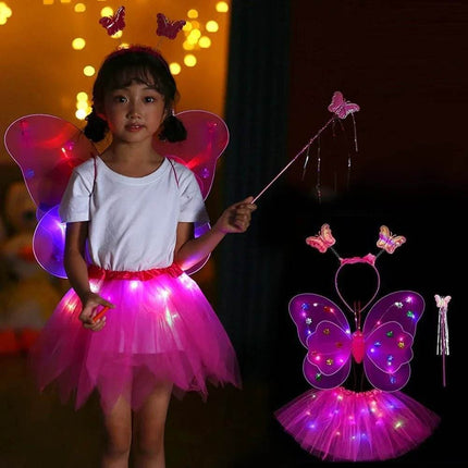 Angel Butterfly Skirt Girls Costume Set – Mad Fly Essentials