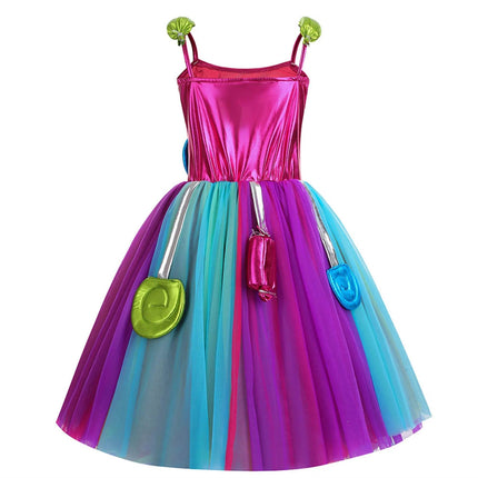 Festival Lollipop Birthday Girl Costume Dress - Costume Dress - MUABABY - Mad Fly Essentials